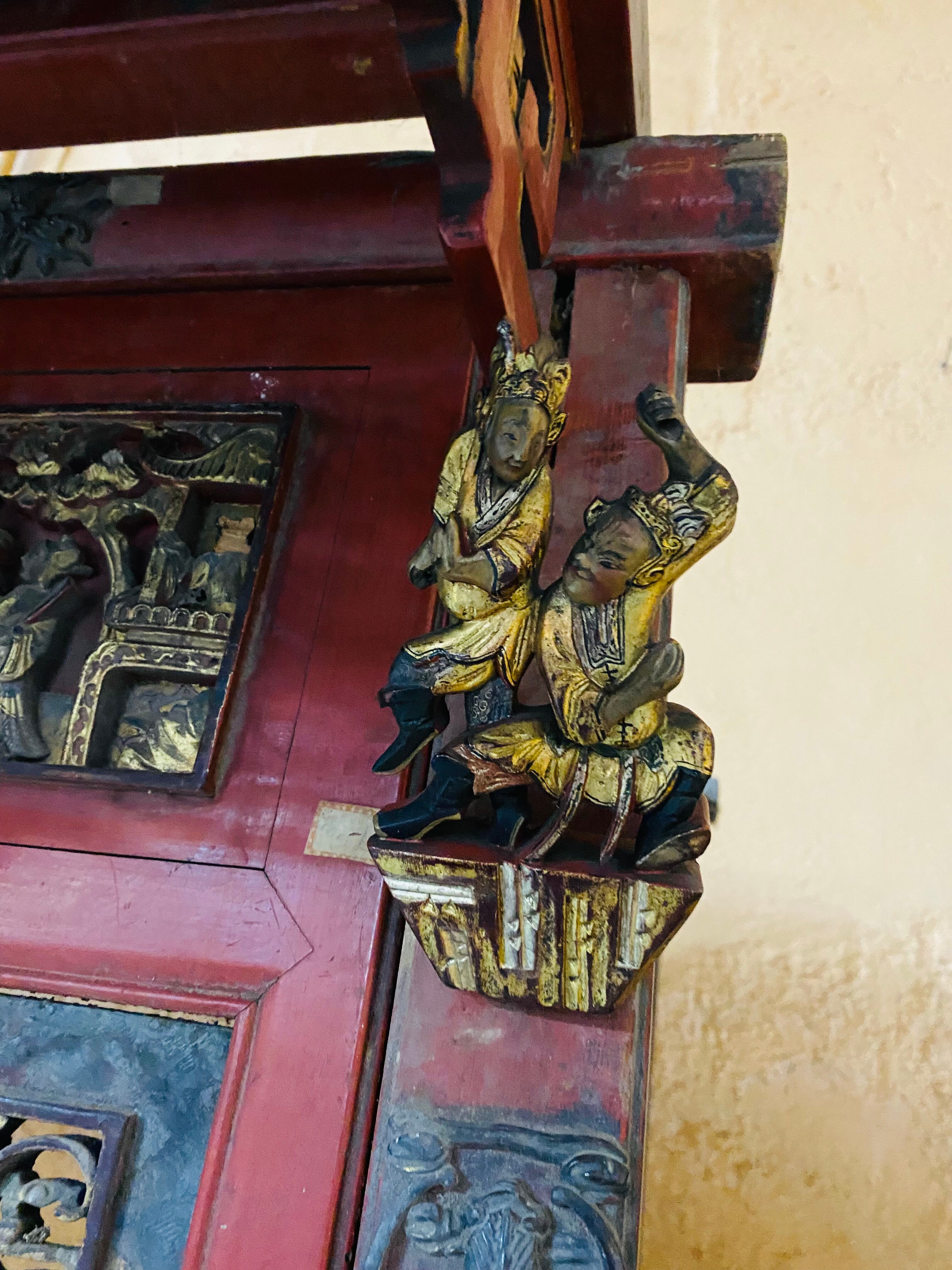 Lit chinois 19 éme siècle