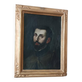 Ancient painting of Saint Francis Xavier - Italian school, late 17th century