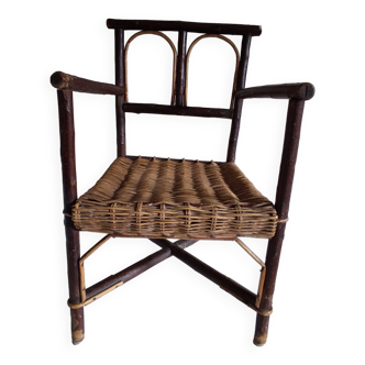 small handcrafted chair