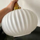 Louis Kalff brushed opaline lamp