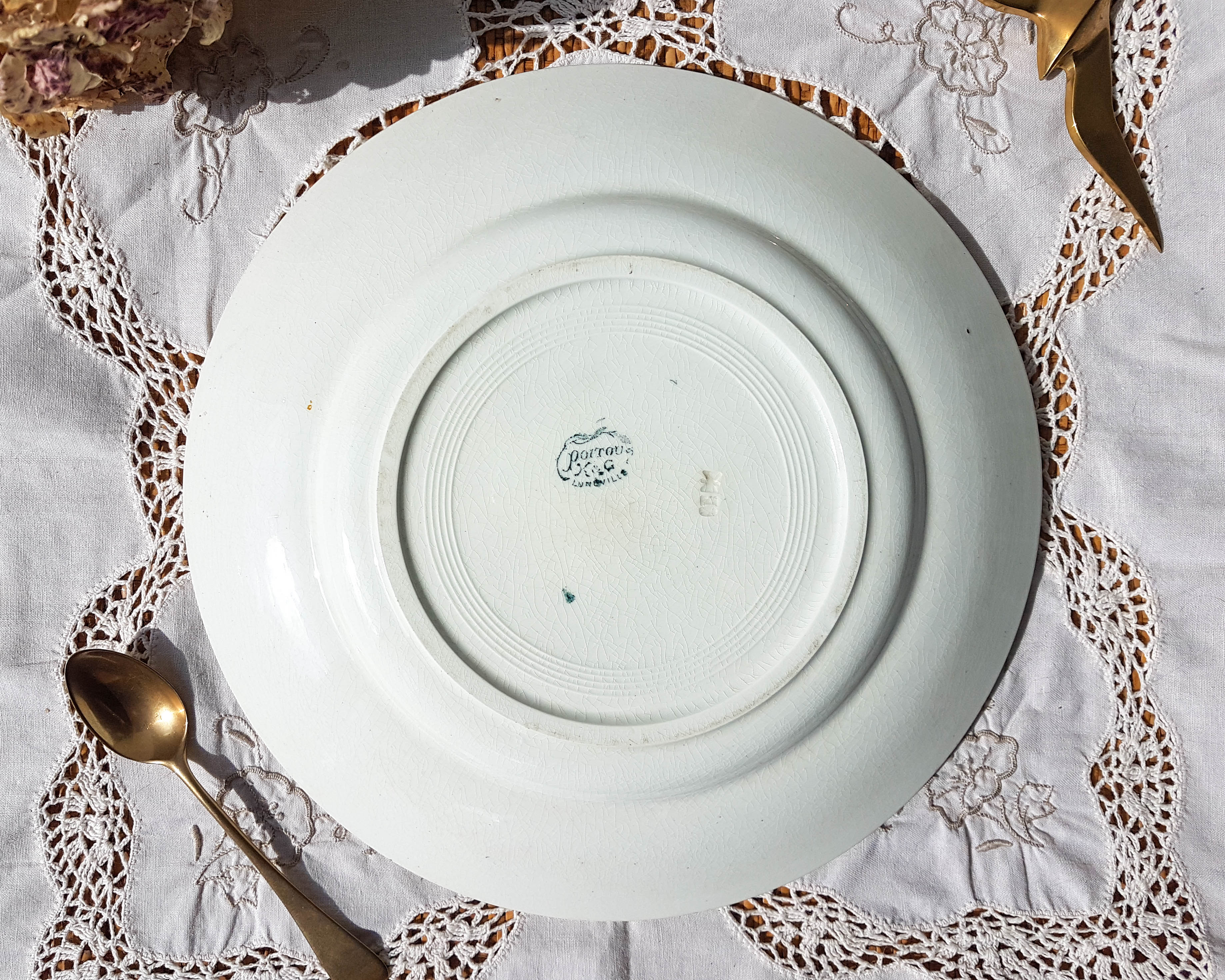 Old Luneville Poitou dish