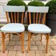 Pair of bistro chairs