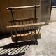 Brutalist magazine rack