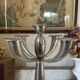 Grand chandelier modulable 5 branches (38 cm) en métal chromé 