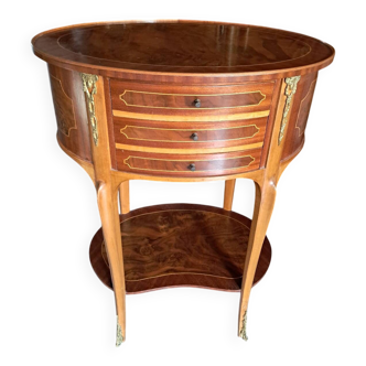 Table de salon en marqueterie