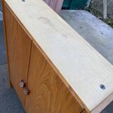 Small Scandinavian oak wardrobe from the 1970s.