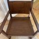 Art Deco wooden armchairs