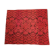 Tapis rouge fait à la main en Roumanie 155x190cm