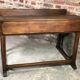 School desk in oak and iron frame 1930s