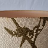 XX-large ceramic floor lamp with original shade, 1970s