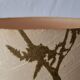 Lampadaire en céramique avec abat-jour d’origine, années 1970