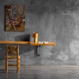 Wall-mounted console table by Charlotte Perriand, France, 1950s