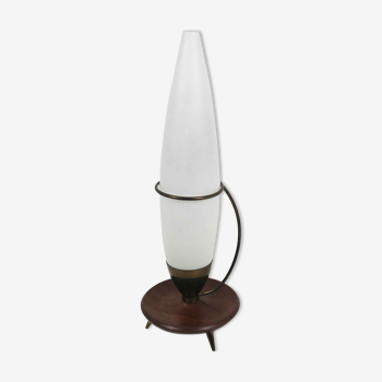Lampe de table opaline du milieu du siècle par Philips, années 1960
