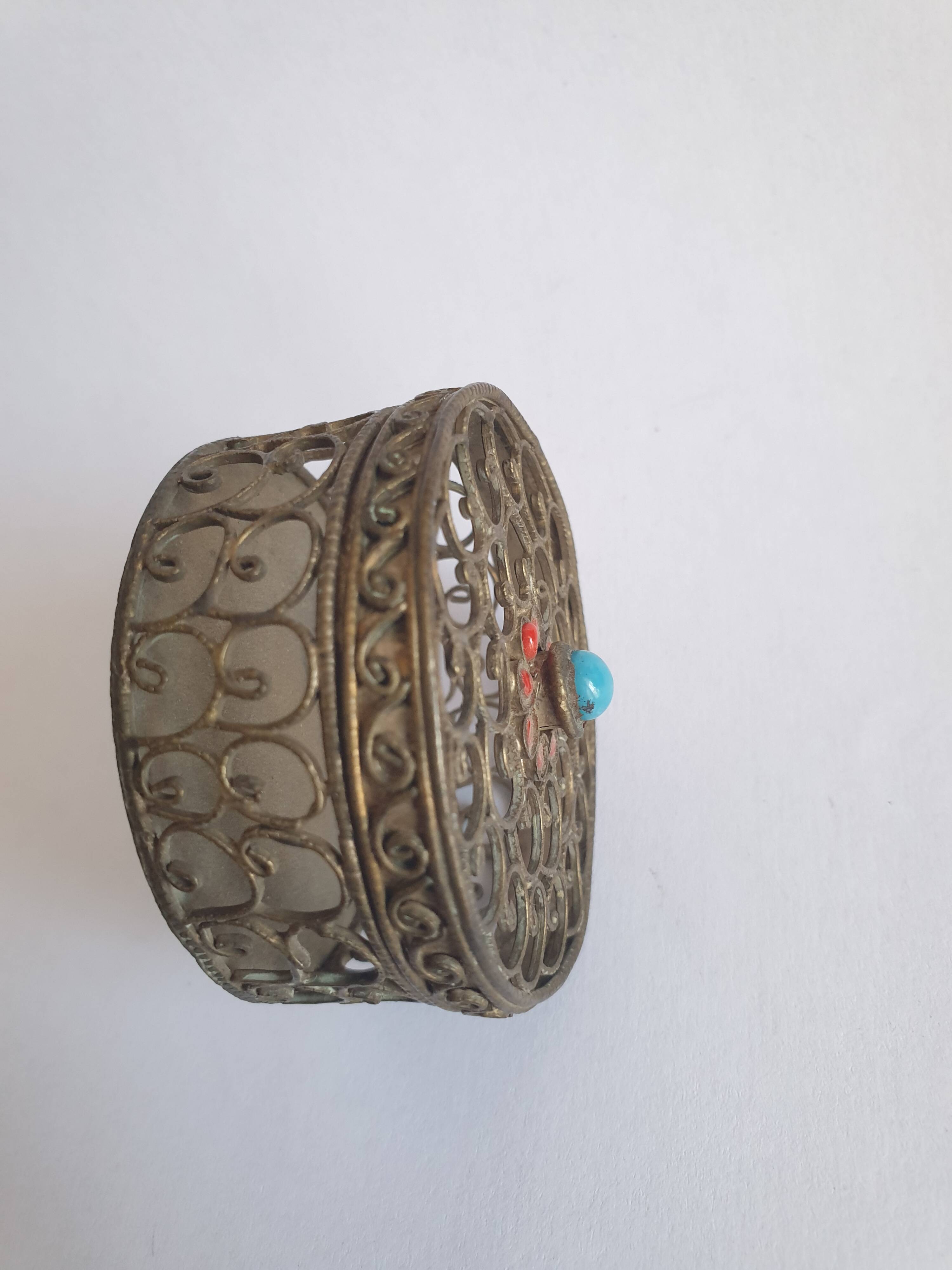 Antique openwork incense box from Asia