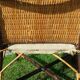 Paire de fauteuils en osier ou rotin et bambou