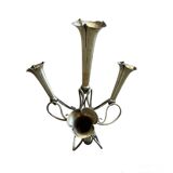 Vase epergne metal argenté