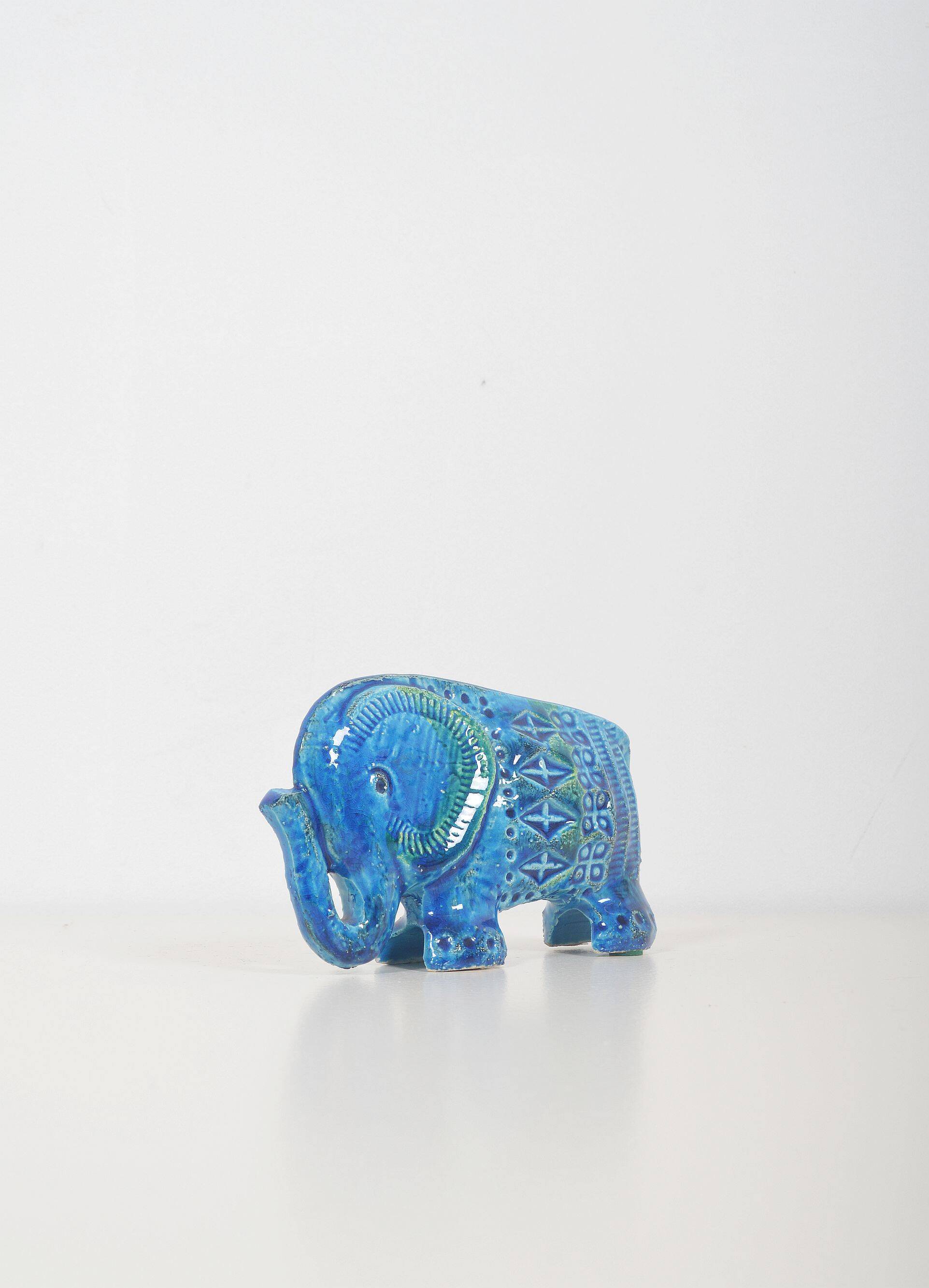 Bitossi elephant designed by Aldo Londi for Flavia, 1970s