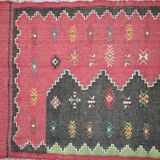 Soumak Kilim Rug 140 x 96 cm antique Handwoven Shahsavan