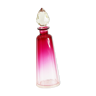 Flacon en verre rose