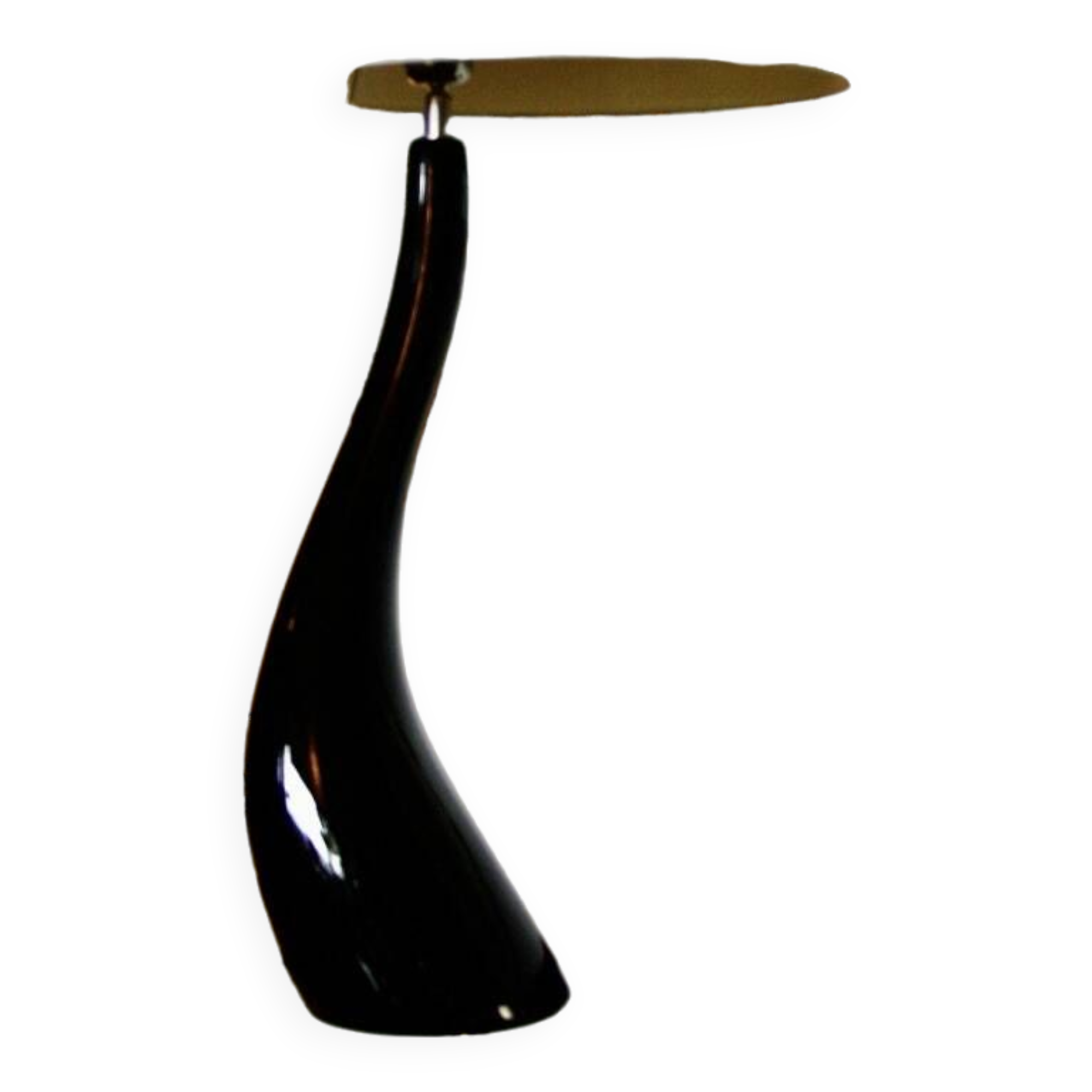 Large vintage ceramic lamp for drimmer 1970