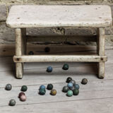 Wooden white foot walk