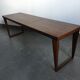 Scandinavian rosewood mirror and bench by Aksel Kjersgaard 60s