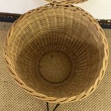 Panier à couture en rotin, 1960