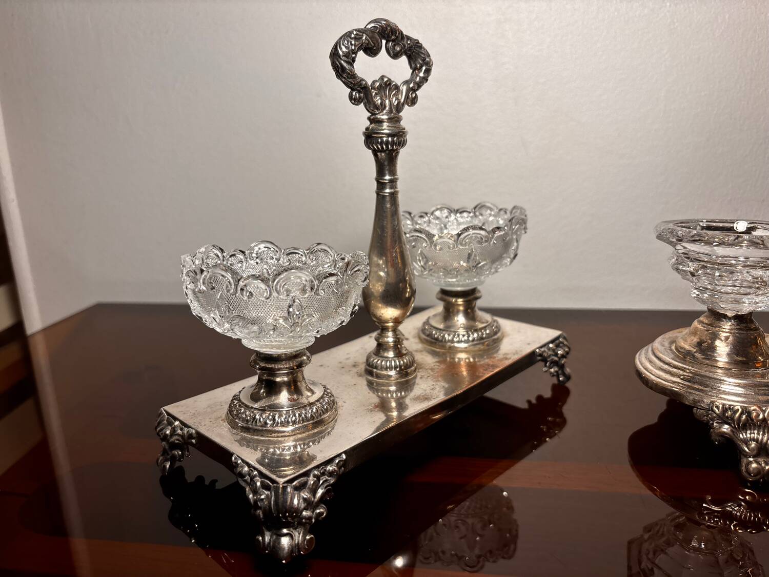 Two double cellars including Baccarat Crystal