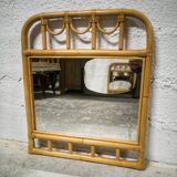 Rattan mirror 62x74cm