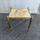 Brass onyx coffee table