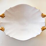 Grand plat ovale Lenox or 24 carats L42cm