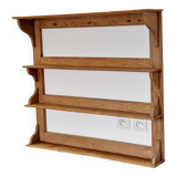 Old wall or standing shelf in solid pine