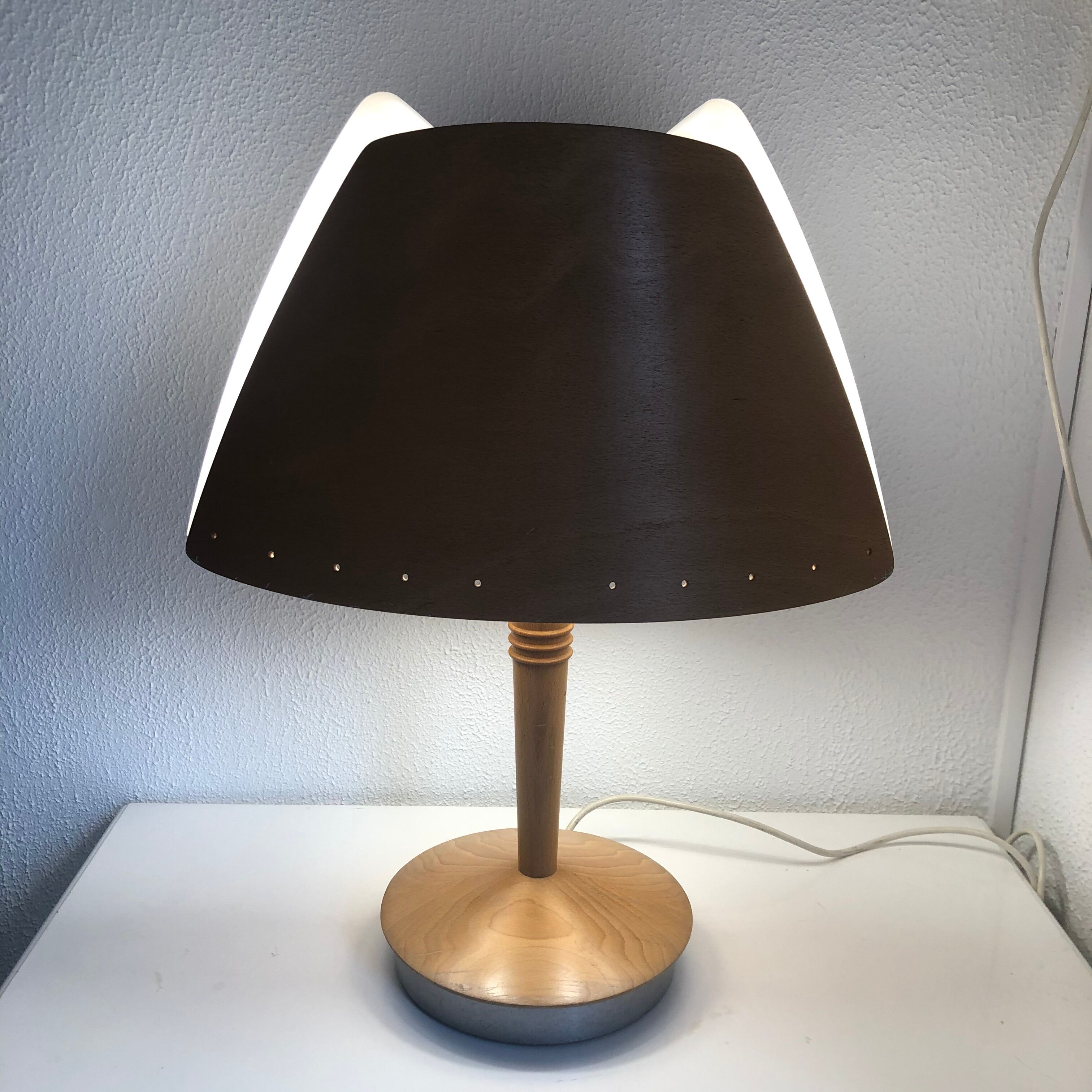 Lucid Soren Eriksen vintage table lamp 1980 - 65 cm