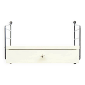 White String shelving system with drawer element and ladders by Kajsa & Nisse Strinning, 1940s
