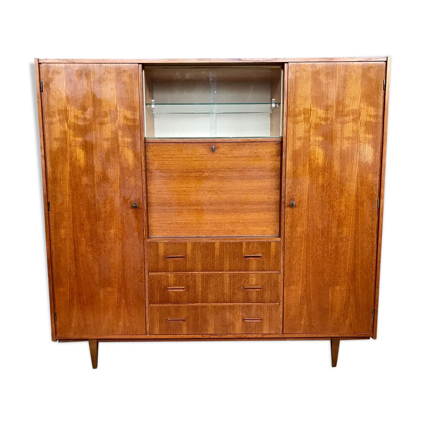 Armoire vintage en teck 1960 Selency