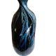 vase oblong larochére noire et bleu avec  XX siècle