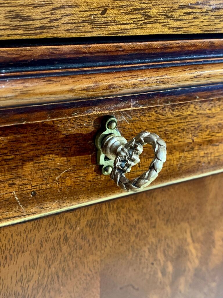SECRETARY of Louis XVI Style, ACAJOU, nineteenth century