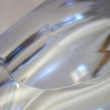 Baccarat crystal elongated bowl 1950