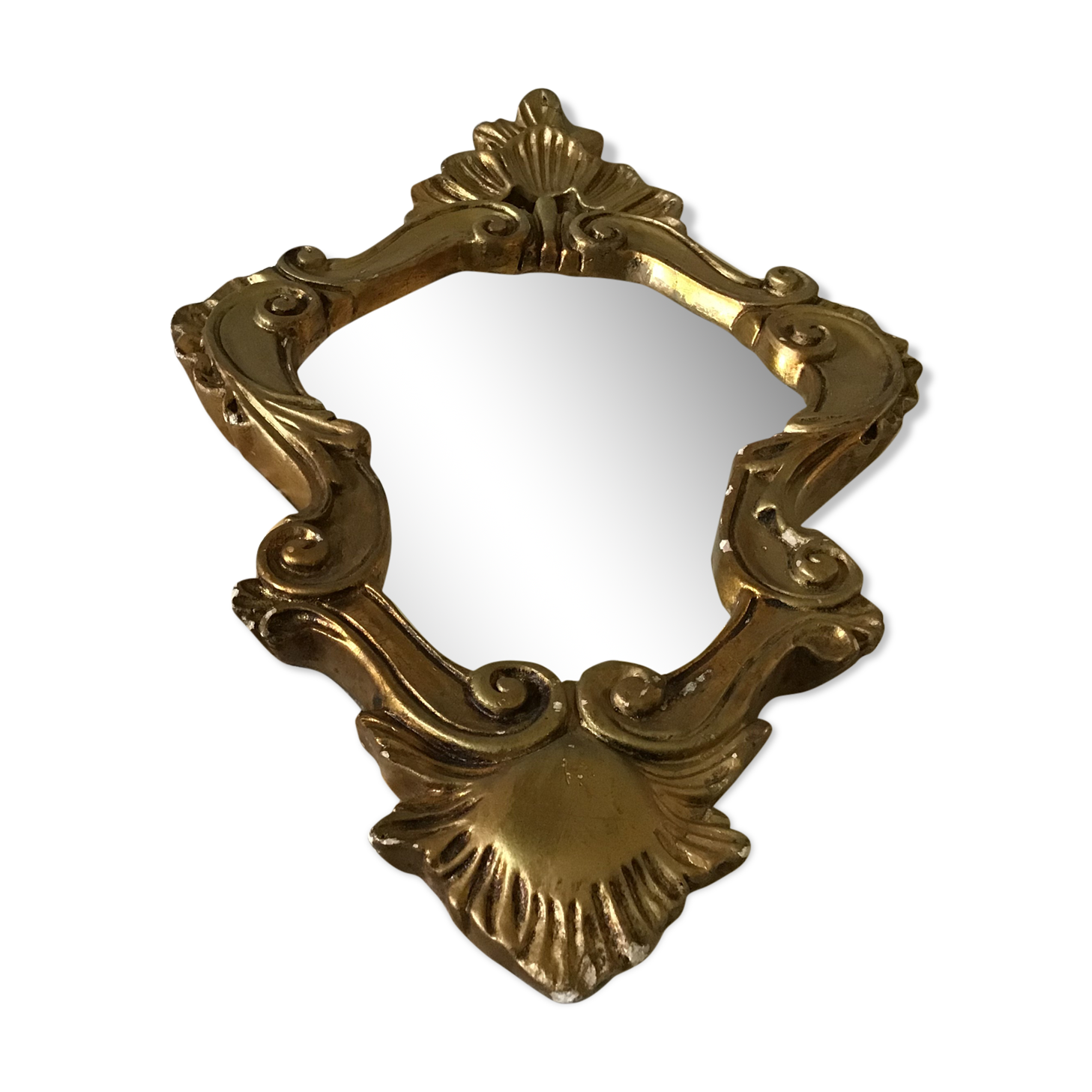 Old Italian mirror rockery style