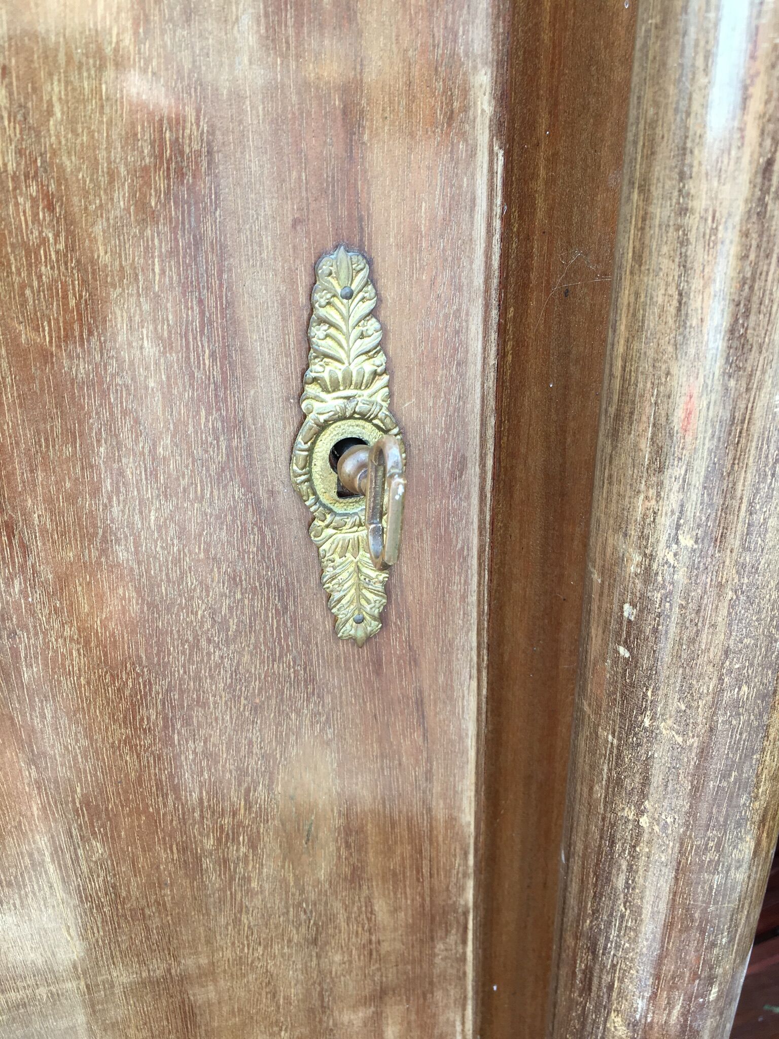 Mahogany Empire bookcase