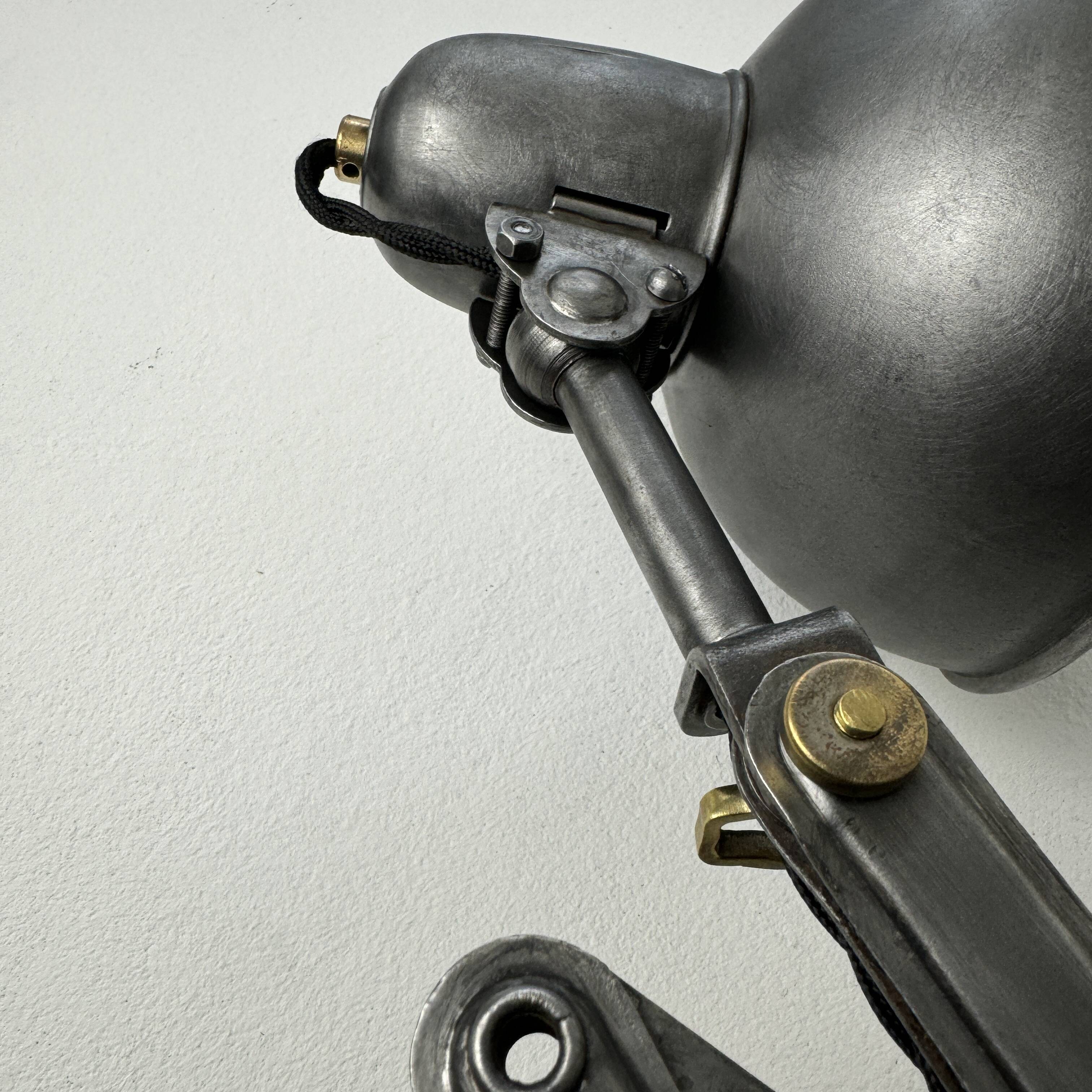 Antique bauhaus accordion wall lamp