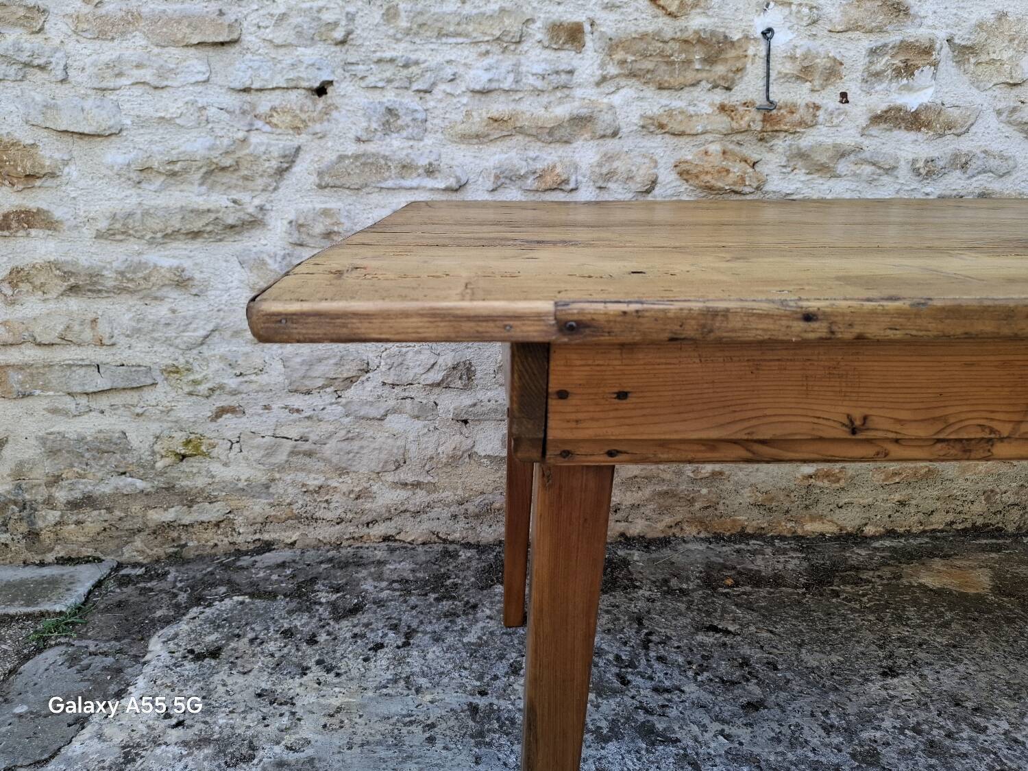 Fir farm table 251 x 85