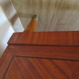 Louis XVI chest of drawers - Bronze - Butterfly wood veneer marquetry - 1930