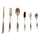 Hermès attelage flatware set – complete 6-piece set