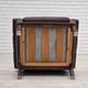 1970s, Danish armchair, original brown furniture leather.