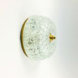 Paire d’appliques murales en verre du milieu du siècle ou de supports encastrés par Helena Tynell pour le Limbourg, Allemagne, années 1960