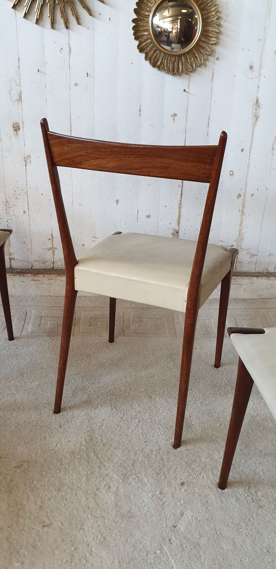 S2 teak dining chairs by Alfred Hendrickx for Belform 1960