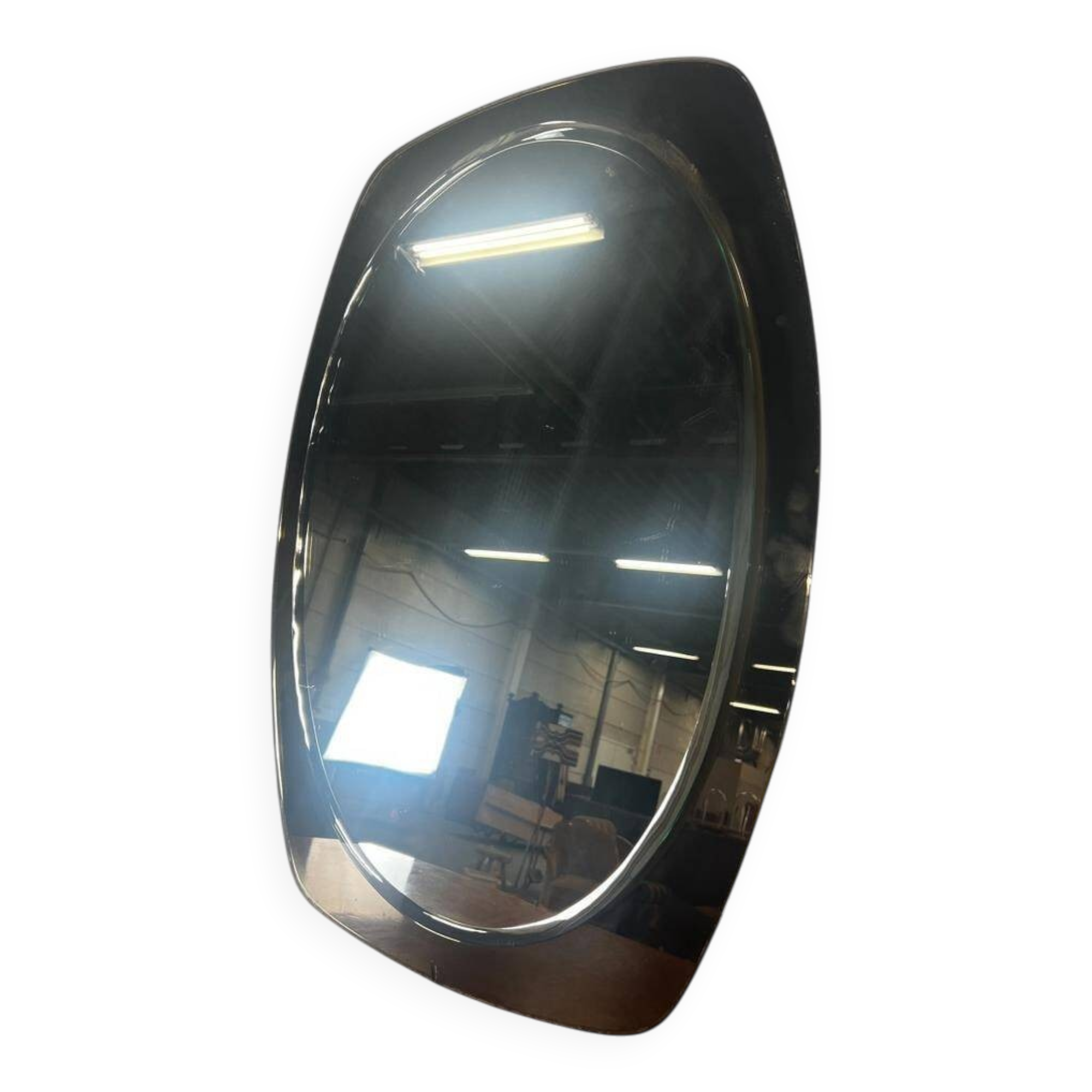 Vintage 70s wall mirror with smoked edge