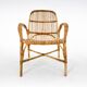 Mid-Century Rattan Armchair, Czechoslovakia, 1970s