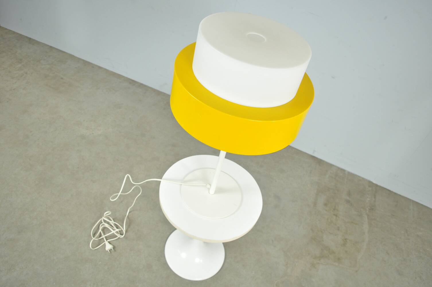 Swedish vintage table lamp by uno & osten kristiansson, luxus, 1960s